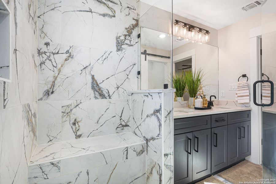 Furnished interior view inside a new home in , San Antonio (Image 14). Furnished interior view inside a new home in , San Antonio (Image 14).