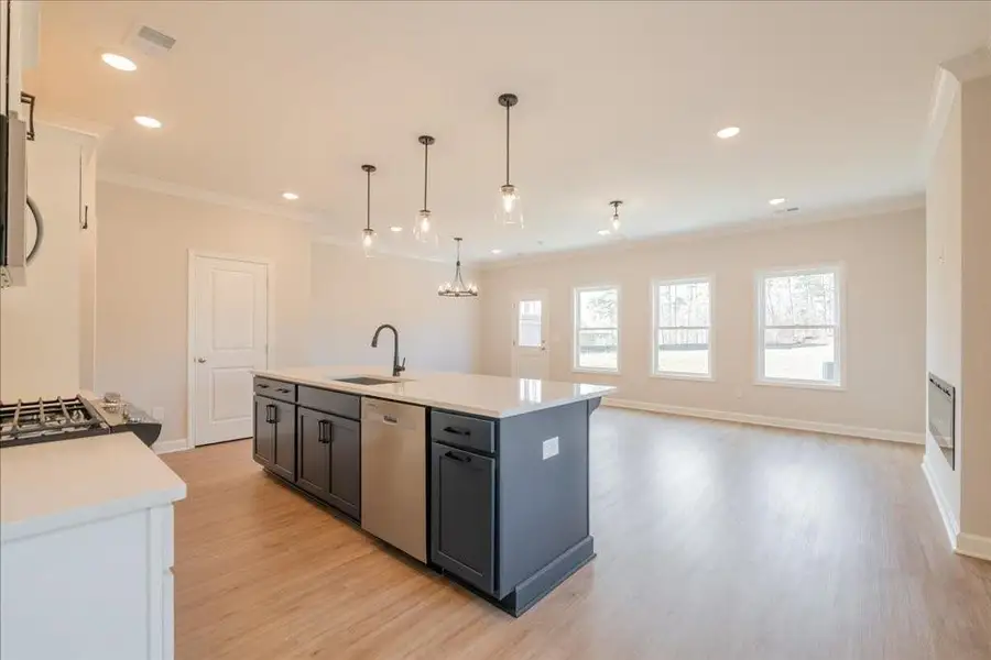 Furnished interior view inside a new home in Cherokee Township, Acworth (Image 6). Furnished interior view inside a new home in Cherokee Township, Acworth (Image 6).