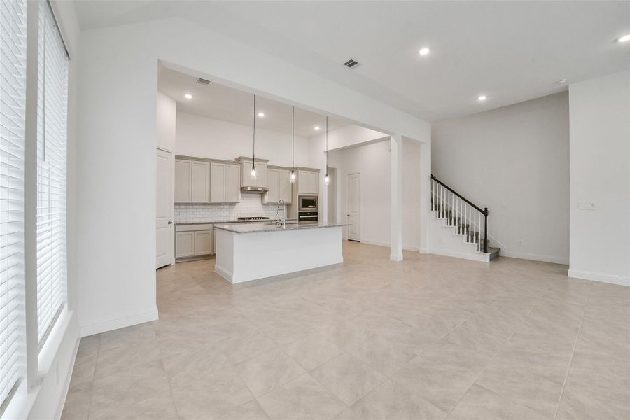 Furnished interior view inside a new home in Mavera, Conroe (Image 4).