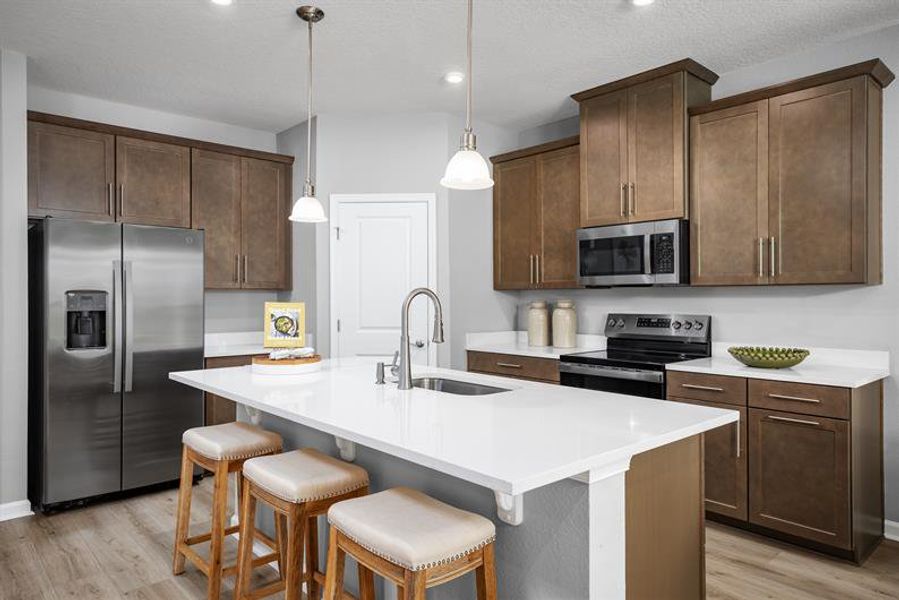 Furnished interior view inside a new home in Seminole Palms Single-Family Homes, Palm Coast (Image 3).