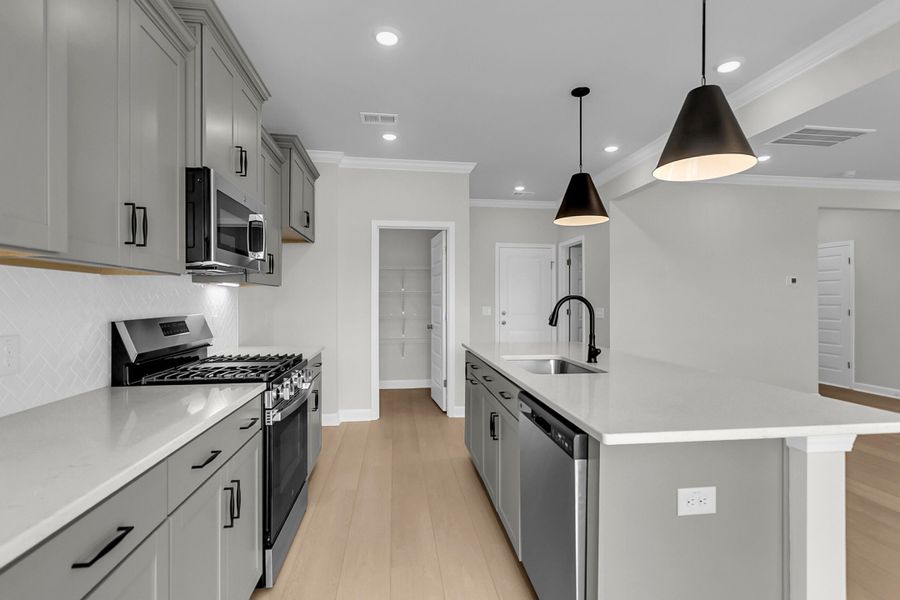 Furnished interior view inside a new home in , Summerville (Image 6).