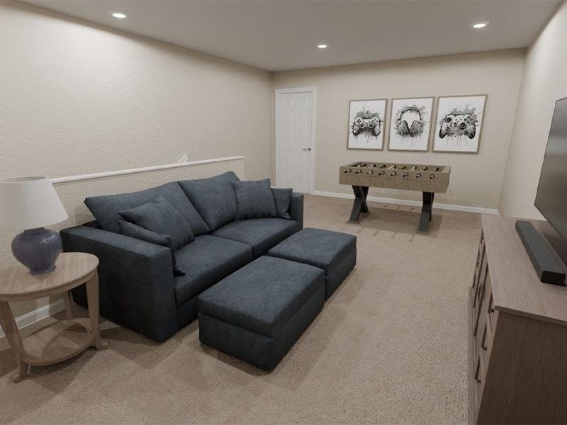 A loft provides desirable flex-use space (Artist`s rendering) A loft provides desirable flex-use space (Artist`s rendering)