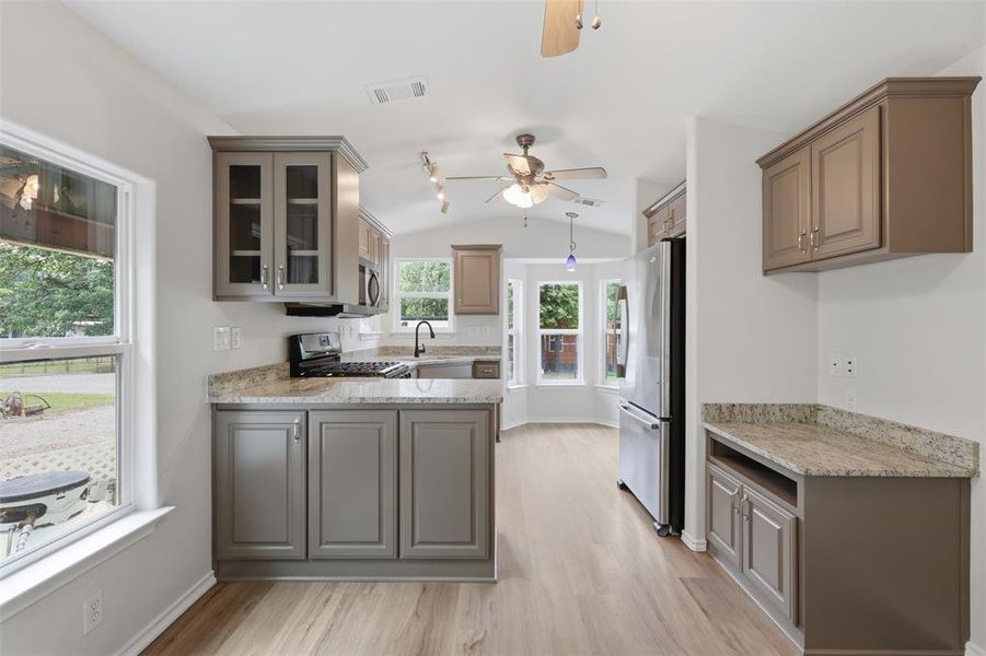 Furnished interior view inside a new home in , Yantis (Image 5).