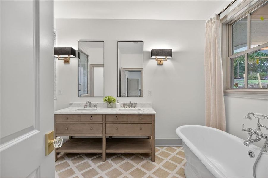 Furnished interior view inside a new home in , Carrollton (Image 30).