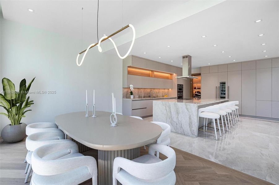 Furnished interior view inside a new home in , Miami (Image 24).