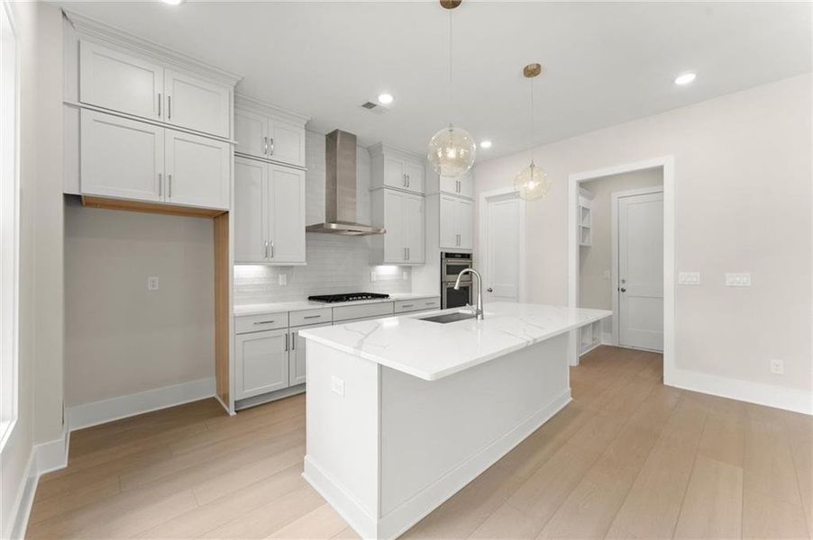 Furnished interior view inside a new home in Hillgrove Preserve, Powder Springs (Image 36).