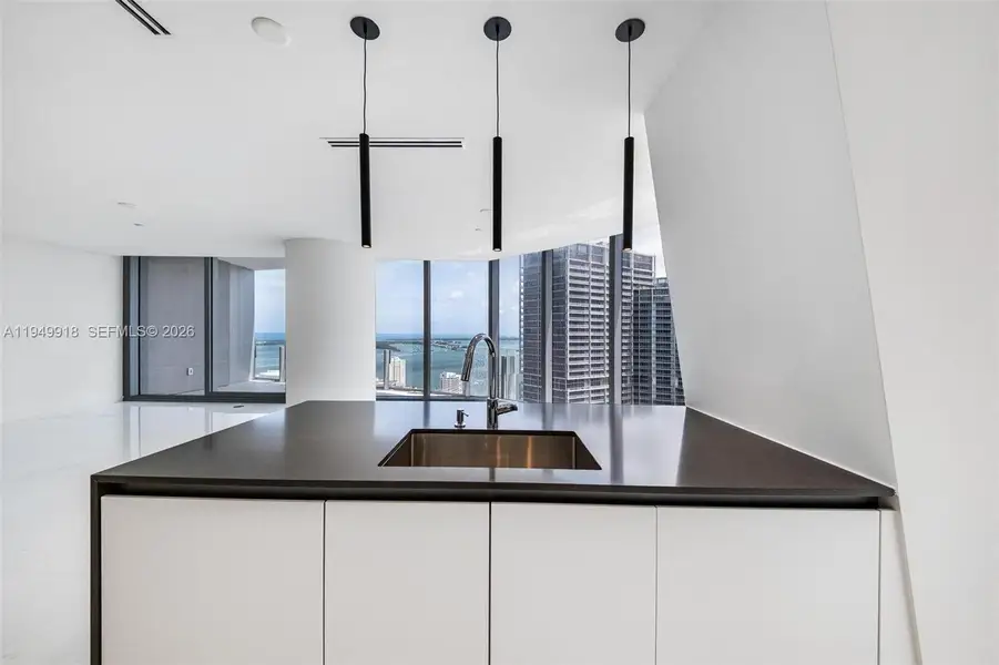 Furnished interior view inside a new home in Aston Martin Residences, Miami (Image 11).