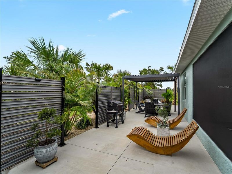 Exterior details and patio area of a home in , Placida (Image 32).