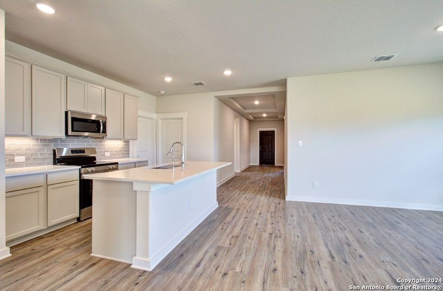 Furnished interior view inside a new home in Cloud Country, New Braunfels (Image 4).