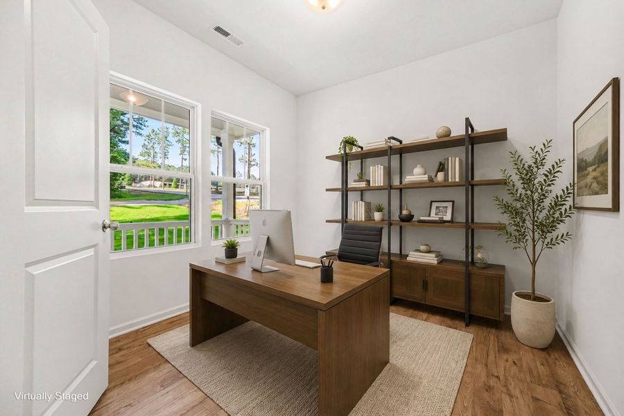 Furnished interior view inside a new home in Lake Royale, Louisburg (Image 6).