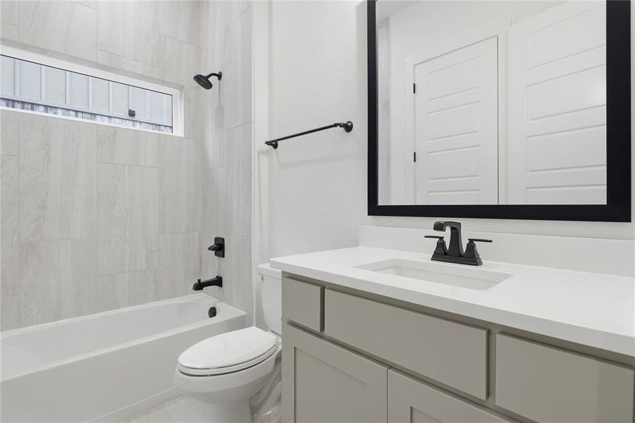 Furnished interior view inside a new home in The Grove, North Richland Hills (Image 24).
