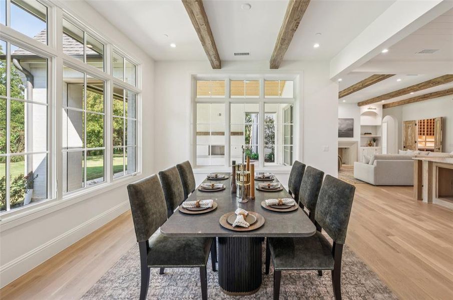 Furnished interior view inside a new home in , Keller (Image 11).