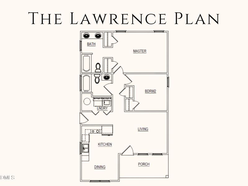 Lawrence Left Floor Plan No Storage
