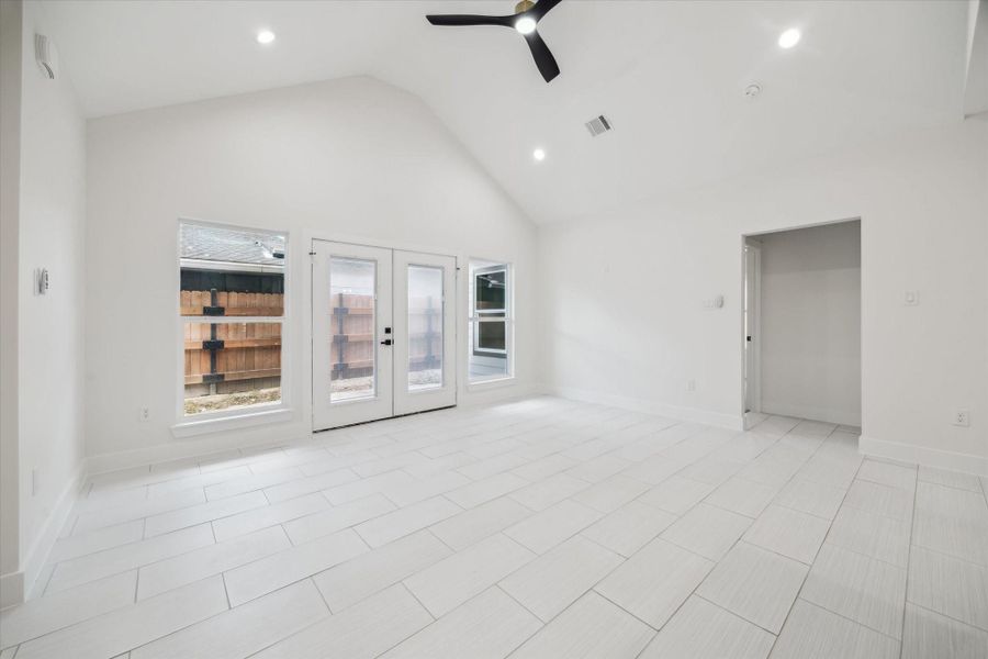 Spacious, unfurnished interior of a new home in , Houston (Image 16). Spacious, unfurnished interior of a new home in , Houston (Image 16).