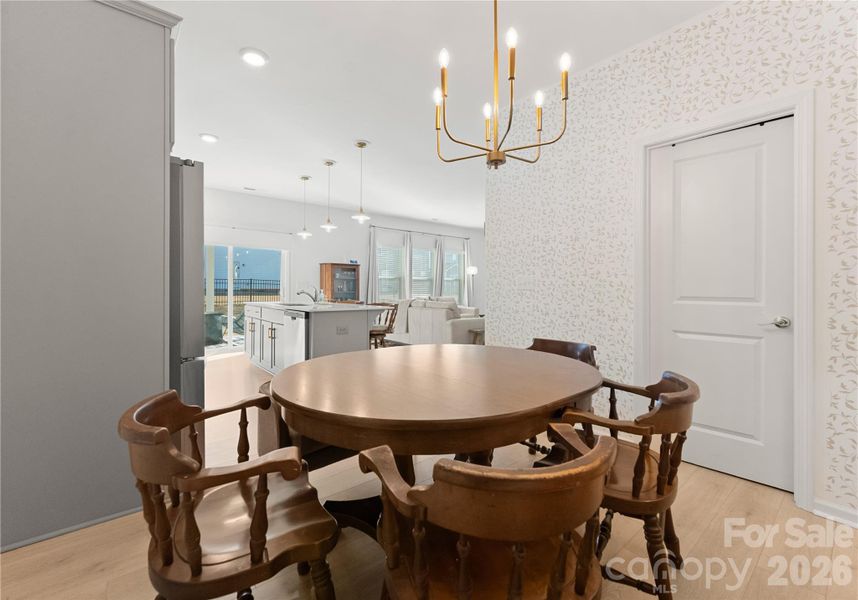 Furnished interior view inside a new home in Scotch Meadows, Monroe (Image 25).