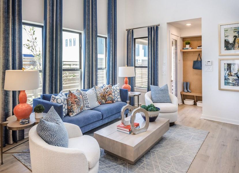 Furnished interior view inside a new home in Indigo, Richmond (Image 10).