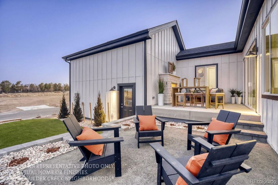 Exterior details and patio area of a home in , Fort Collins (Image 26).