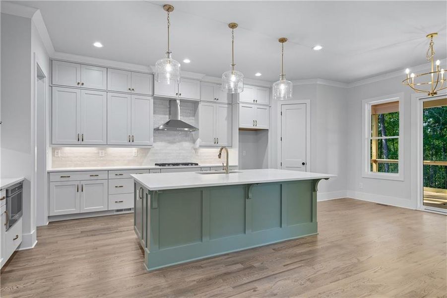 Furnished interior view inside a new home in , Canton (Image 16).