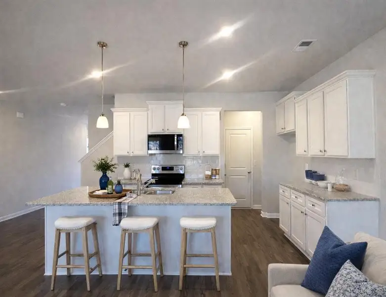 Furnished interior view inside a new home in Lake Harbin, Morrow (Image 6).