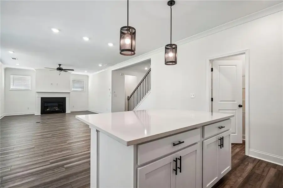 Furnished interior view inside a new home in Auburn Glen, Dacula (Image 14).