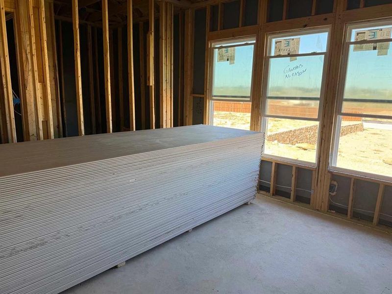 Primary Bedroom Construction Progress