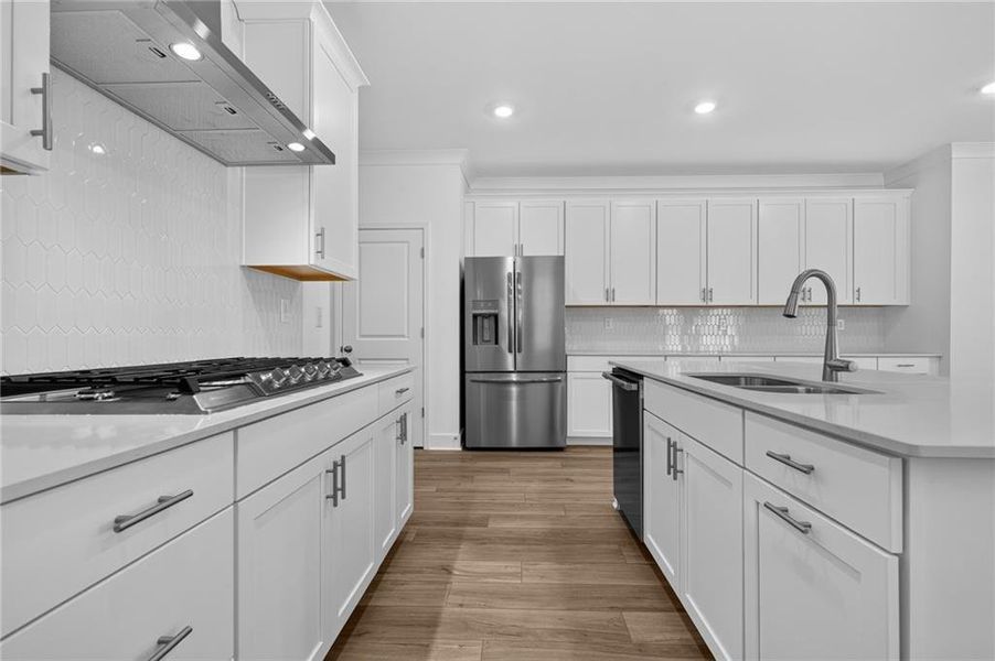 Furnished interior view inside a new home in Wellington Estates, Madison (Image 11).