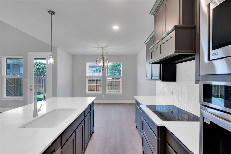 Furnished interior view inside a new home in Ten Mile Creek Estates, DeSoto (Image 10). Furnished interior view inside a new home in Ten Mile Creek Estates, DeSoto (Image 10).