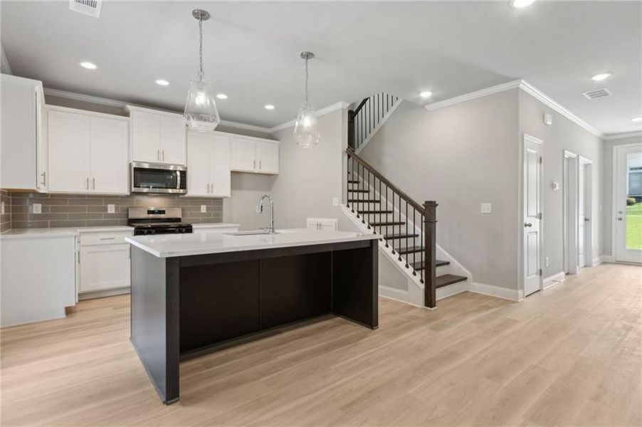 Furnished interior view inside a new home in , Hoschton (Image 13). Furnished interior view inside a new home in , Hoschton (Image 13).