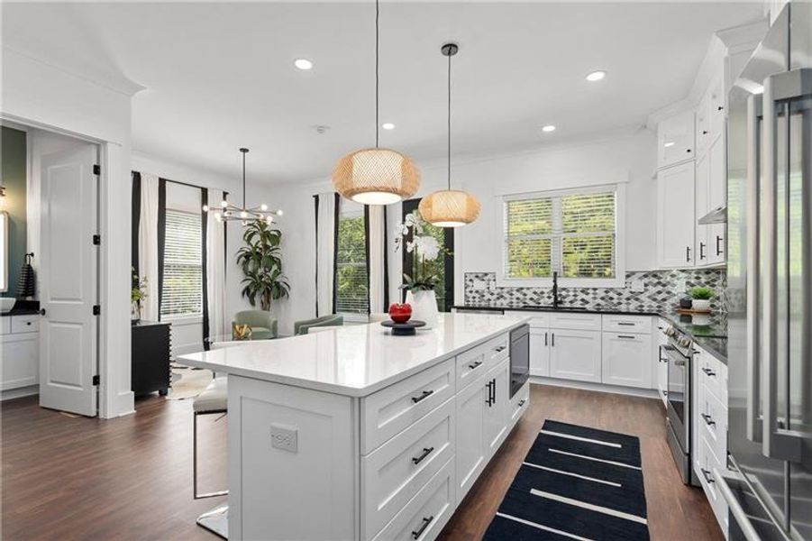 Furnished interior view inside a new home in , Stockbridge (Image 33).