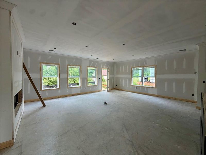 In-progress construction of a new home in Winsome Park, Woodstock, GA (Image 24).