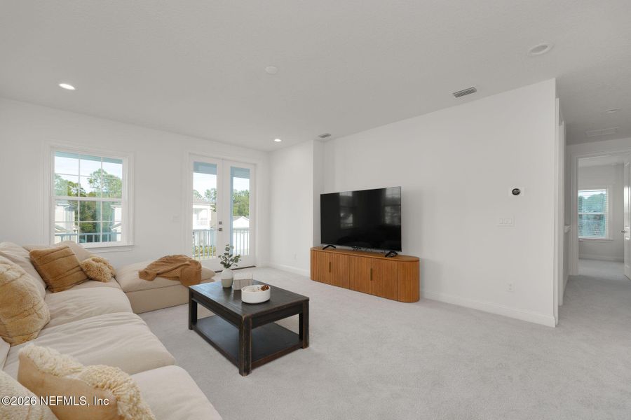 Furnished interior view inside a new home in Nocatee, Ponte Vedra (Image 55). Furnished interior view inside a new home in Nocatee, Ponte Vedra (Image 55).