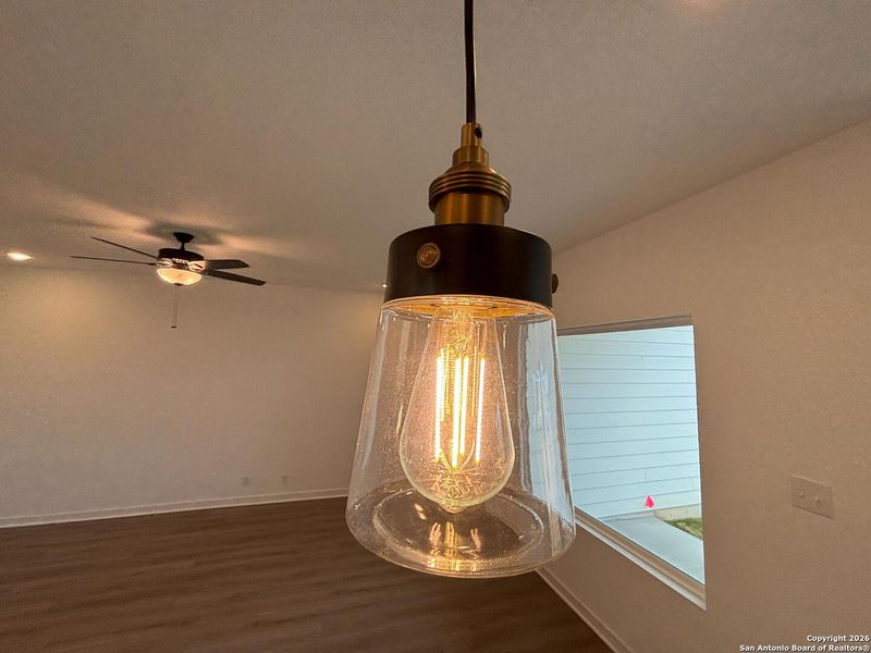 Close-up of interior finishes inside a home in The Summit at Saddlebrook Ranch 55's, Schertz (Image 12).