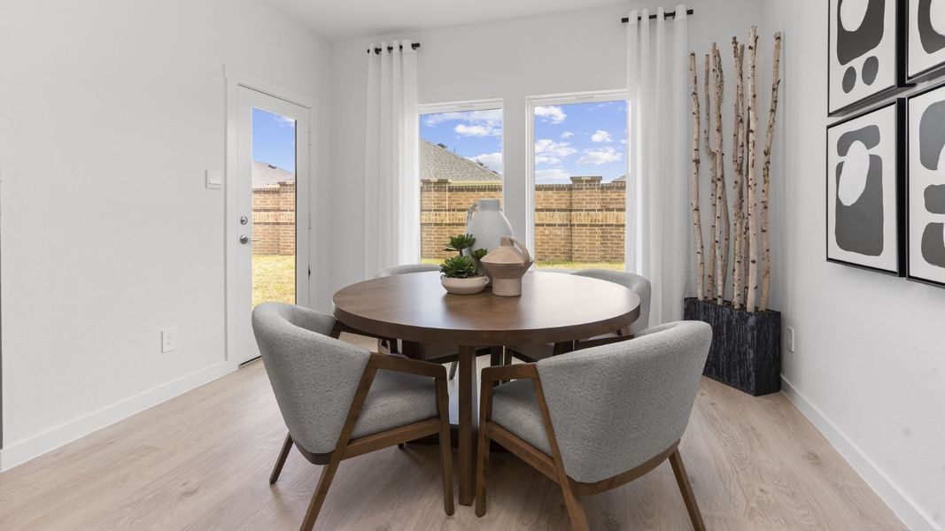 Furnished interior view inside a new home in Tamarron, Fulshear (Image 17).