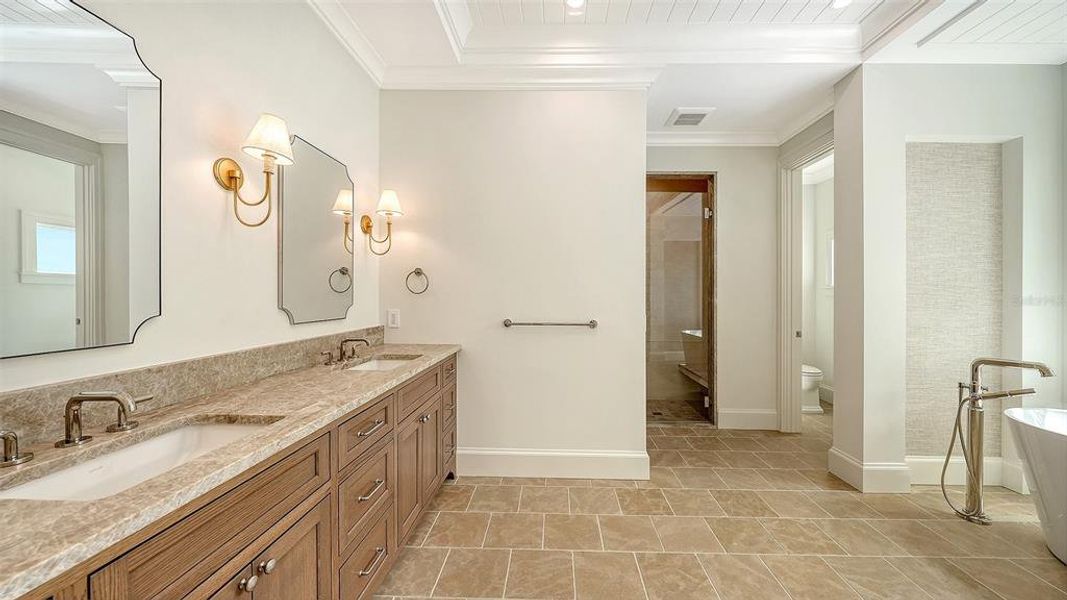 Furnished interior view inside a new home in , Longboat Key (Image 8). Furnished interior view inside a new home in , Longboat Key (Image 8).