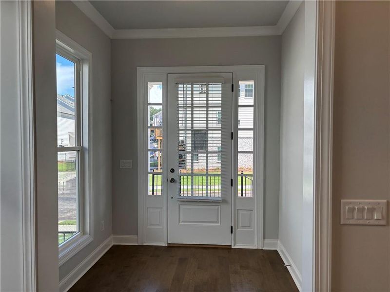 Spacious, unfurnished interior of a new home in Brackley Single Family, Cumming (Image 49).