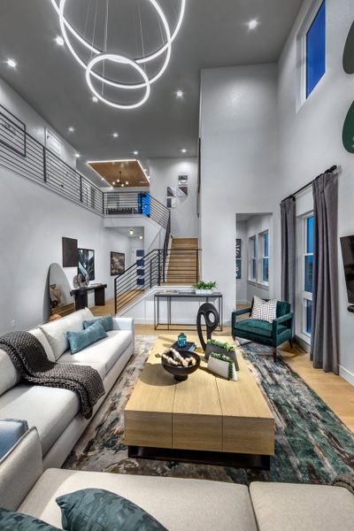 Representative furnished interior of a home built from the 4 by Trumark Homes in RainDance, Windsor (Image 8).