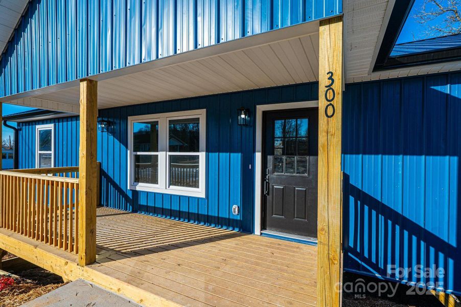 Exterior details and patio area of a home in , Valdese (Image 3).