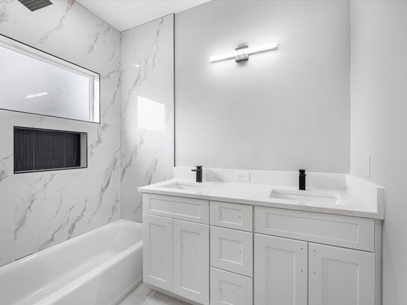Furnished interior view inside a new home in , Houston (Image 10).