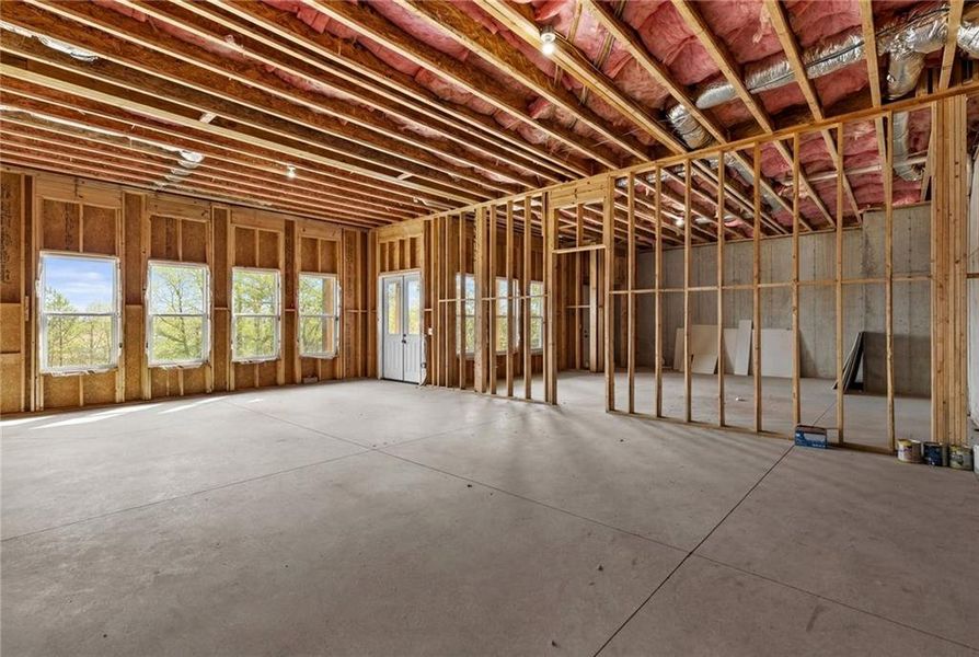 In-progress construction of a new home in , Bethlehem, GA (Image 21).