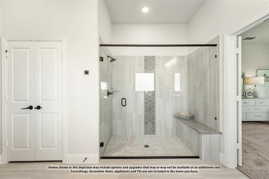 Furnished interior view inside a new home in The Oaks, Red Oak (Image 32). Furnished interior view inside a new home in The Oaks, Red Oak (Image 32).