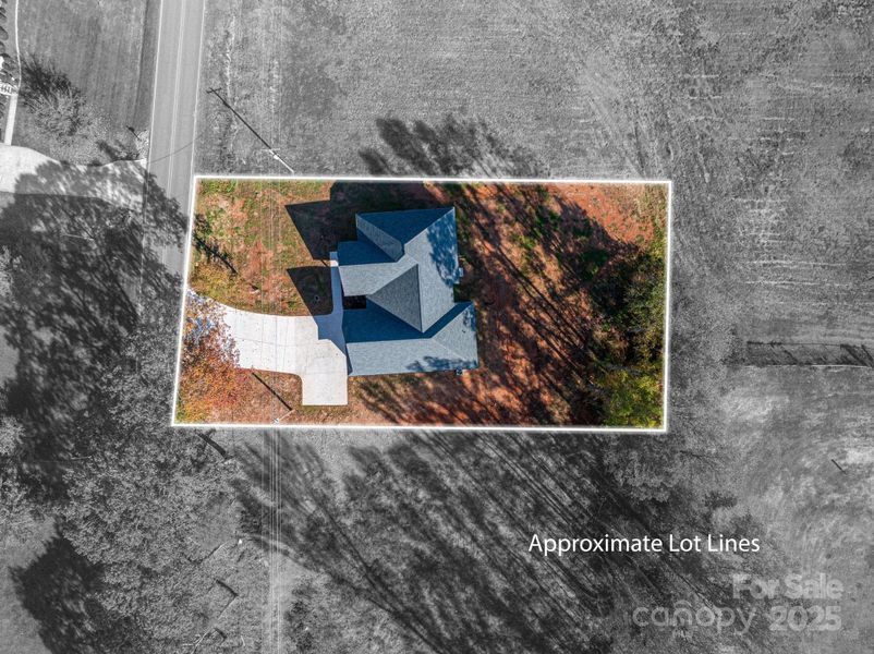 Aerial View with Lot Lines Aerial View with Lot Lines