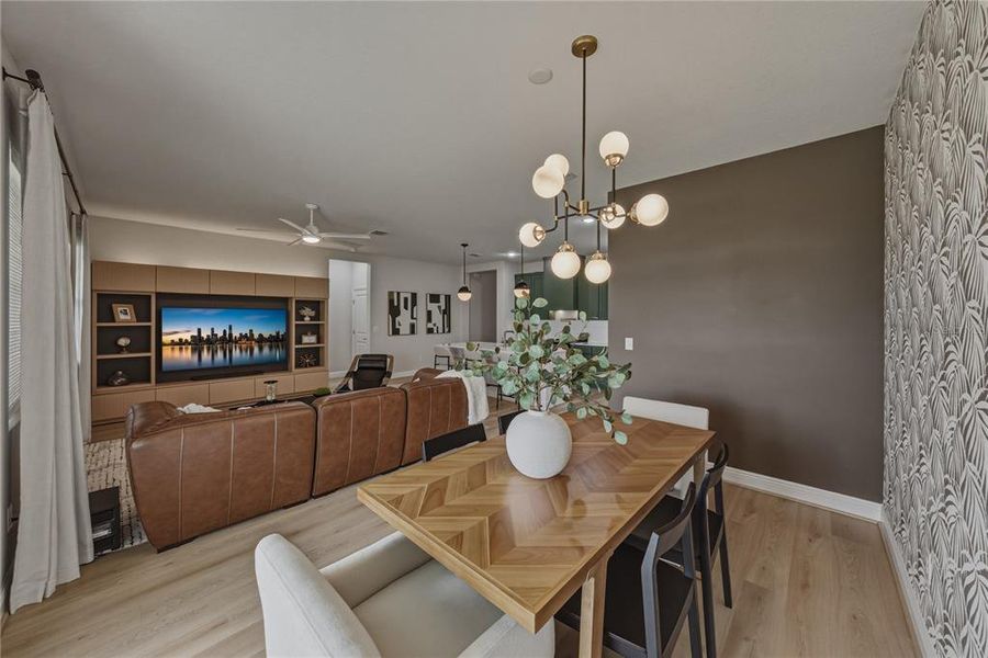 Furnished interior view inside a new home in , San Antonio (Image 15).