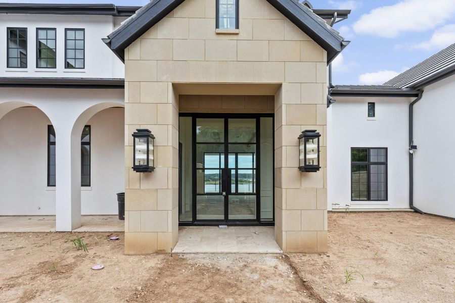 Exterior details and patio area of a home in , Lakeway (Image 2).