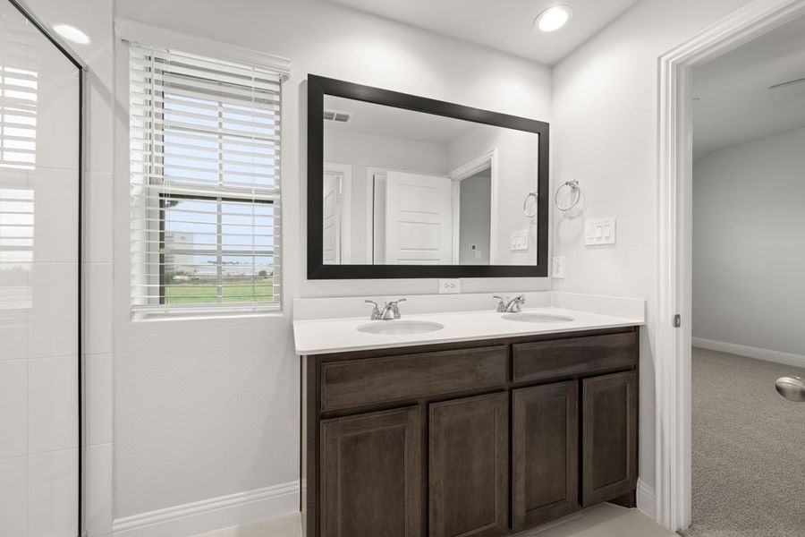 Representative exterior photo of a completed home built from the Bridgeport by Impression Homes in Main Street Village, Mansfield, TX (Image 17). Representative exterior photo of a completed home built from the Bridgeport by Impression Homes in Main Street Village, Mansfield, TX (Image 17).