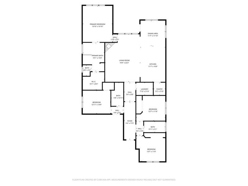 2D floor plan layout of this home in , Bryan, TX (Image 3).
