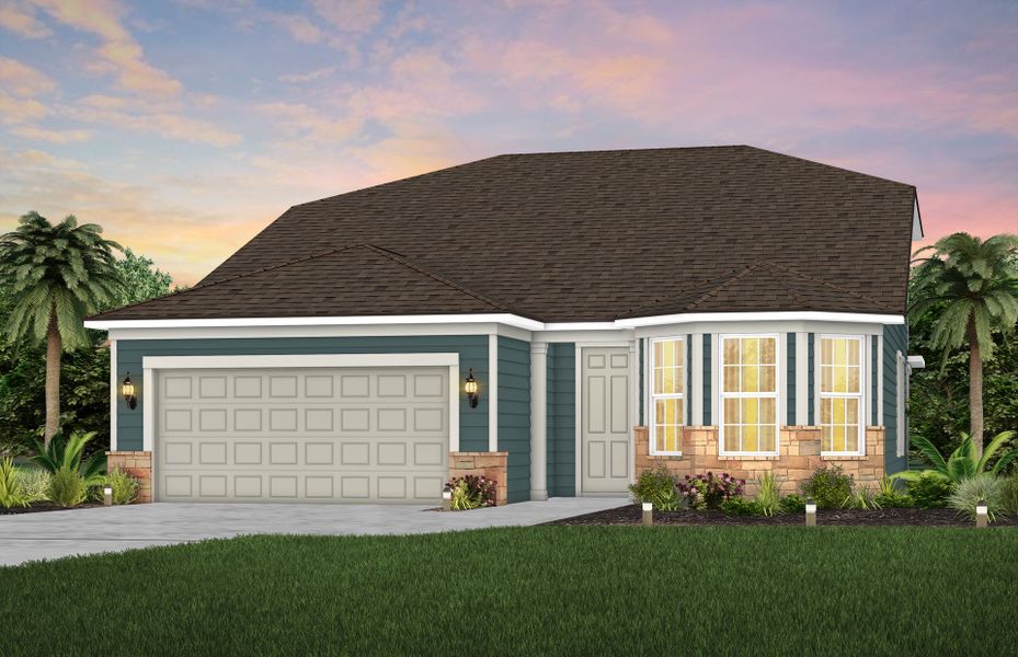 Traditional Elevation with Stone | TD2 with Stone Traditional Elevation with Stone | TD2 with Stone