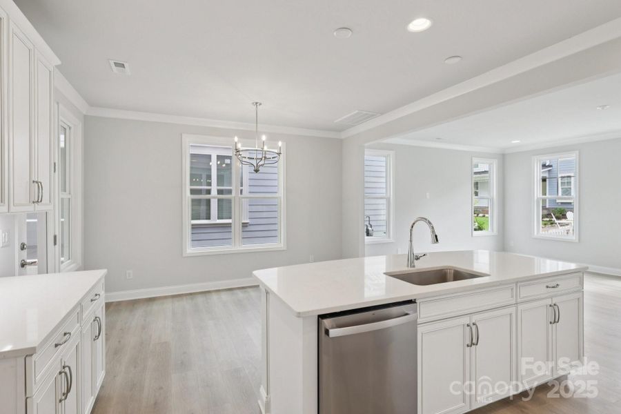 Furnished interior view inside a new home in Walk23, Huntersville (Image 9).