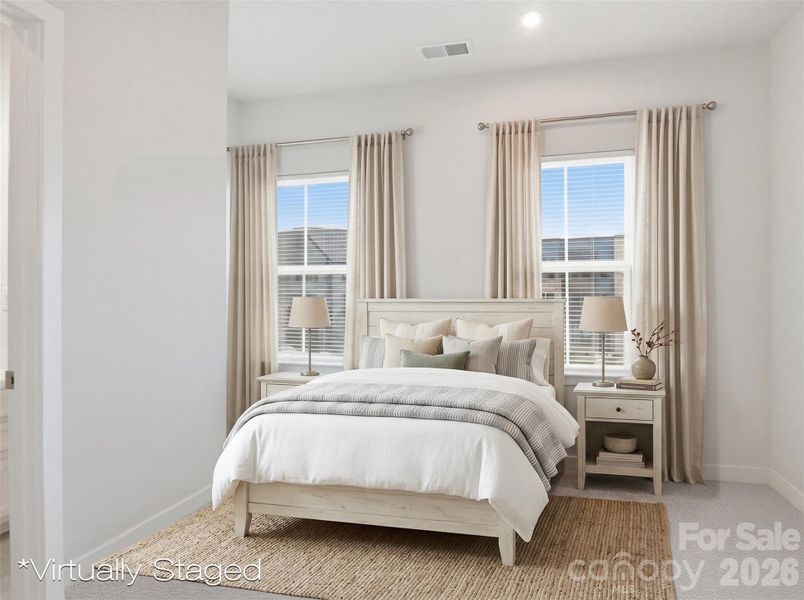 3rd floor bedroom - virtually staged 3rd floor bedroom - virtually staged