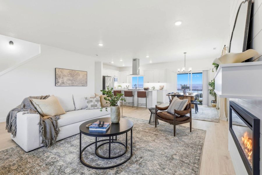 Furnished interior view inside a new home in Upland Meadows, Hermiston (Image 11).