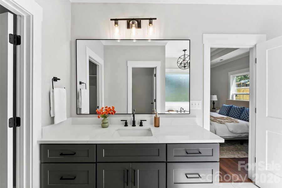 Furnished interior view inside a new home in , York (Image 34).